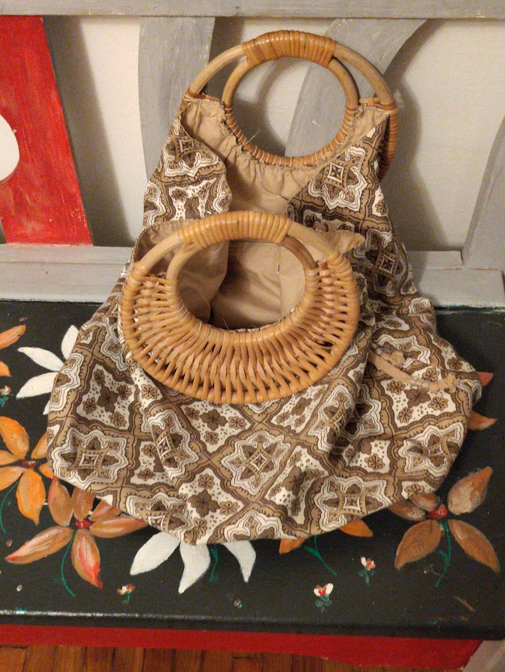 GAP Brown and Cream Patterned Girls' Casual Dress
